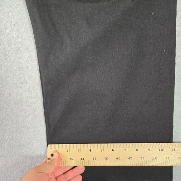 Rag & Bone Logan Mid-Rise Wide Leg Jeans Black Denim Womens 
30 - Picture 11 of 13